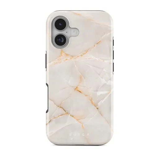 【新品未使用】BURGA iPhone17用ケース 大理石柄 iPhone 17 Case, Vanilla Sand | BURGA